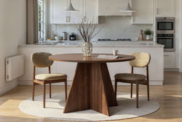 Hanah Home Mesa de Comedor Virella - Nogal